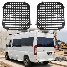 Tralieve Trac1775 Van Window Security Guards Fit For Ram Promaster High Roof Steel Anti-theft