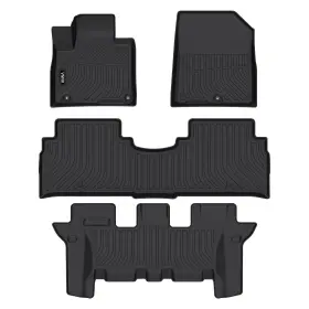 Viwik 4335ffm0935us Floor Mats Fit Kia Sorento 7 Seat 2016-2020 Anti Slip Waterproof