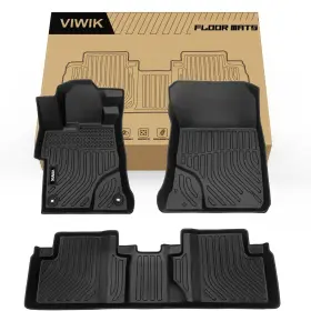 Viwik Vk0ffm006001 Floor Mats Honda Civic 2012-2015 Custom Fit All Weather Tpe Black 2013