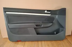 Volkswagen 1k3867012 06-09 Vw Mk5 Gti R32 Rabbit 2dr Left Driver Door Card Panel Black Leather Oem Volkswagen 1k3867012 06-09 Vw Mk5 Gti R32 Rabbit 2dr Left Driver Door Card Panel Black Leather Oem