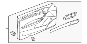 Volkswagen 5gm-867-012-am-xsy Genuine Door Trim Panel