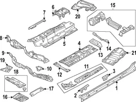 Volkswagen 5wa-201-429 Genuine Trim Volkswagen 5wa-201-429 Genuine Trim