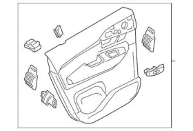 Volvo 31490565 Genuine Door Trim Panel