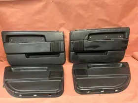 Volvo 3508203 740 Gle Turbo 760 Door Panel Interior Trim Black Set Oem #88255 Volvo 3508203 740 Gle Turbo 760 Door Panel Interior Trim Black Set Oem #88255