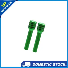 X Autohaux 726215643022 Pack Of 2 Universal Car Interior Door Lock Knob Pull Pins Aluminum Alloy Green