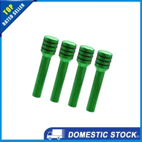 X Autohaux 726215645958 Pack Of 4 Universal Car Interior Door Lock Knob Aluminum Alloy Green