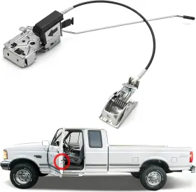 Yinlowa 80004634 F4tz-15219a65-a Door Latch Lock Assembly Front Left Driver Side For 1992
