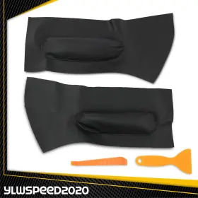 Ylwspeed20 V-02dta2244abk 2pcs Door Panel Insert Card Leather Cover Fit For 1998-2010 Volkswagen Beetle Ylwspeed20 V-02dta2244abk 2pcs Door Panel Insert Card Leather Cover Fit For 1998-2010 Volkswagen Beetle