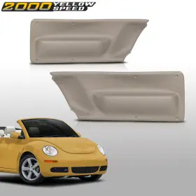 Ylwspeed2000 Ylw285952 Fit For 2003-2010 Vw New Beetle Convertible Neutral Door Panel Insert Beige
