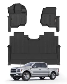 Yonmeoo Ymjd-028 Floor Mats Custom Fit Ford F150 2015-2025 All Weather Tpe Rubber Liners Yonmeoo Ymjd-028 Floor Mats Custom Fit Ford F150 2015-2025 All Weather Tpe Rubber Liners