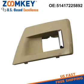Zoomkey 51417225892 Front Right Window Switch Panel Button Cover Trim For Bmw 5 Series 10-17 Beige Zoomkey 51417225892 Front Right Window Switch Panel Button Cover Trim For Bmw 5 Series 10-17 Beige