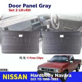 Zoparts Bdp12221 For Nissan Hardbody D21 Td Pickup Ute 1986-93 Door Panel Gray 2 Pcs Free Clips Zoparts Bdp12221 For Nissan Hardbody D21 Td Pickup Ute 1986-93 Door Panel Gray 2 Pcs Free Clips