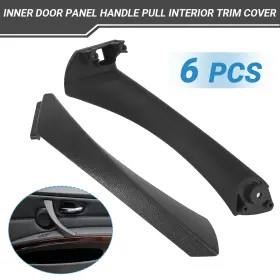 Zxmoto Cp-om-0397 6pcs Inner Door Panel Handle Pull Interior Trim Cover For Bmw E90 3 Series 06-11 Zxmoto Cp-om-0397 6pcs Inner Door Panel Handle Pull Interior Trim Cover For Bmw E90 3 Series 06-11