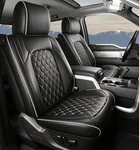 Seat Covers Custom Fit Ford F150, Waterproof Nappa Leather Pickup Truck Seatcove. Fixed Price $285.99.