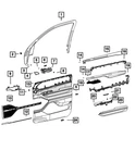 Genuine Mopar Front Door Trim Panel Left 7hm95tx7aa. Fixed Price $937.25.