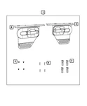 Genuine Mopar Rear Door Trim Panel Left 1pj13dx9aa. Fixed Price $200.25.