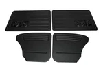Empi #4852 Black 4pc Door Panel Kit With Pockets For Vw Early Type 1 Bug 1958-64. Fixed Price $184.95.