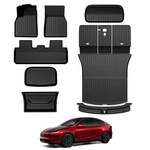 Floor Mats 8pcs Tesla Model Y Juniper 2025 2026 All Weather Tpe Black Foronetry. Fixed Price $209.99.