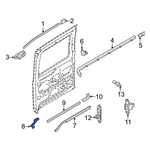 Genuine Ford Sliding Door Roller Bracket Kk3z-1525000-b. Fixed Price $55.71.