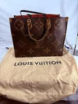 Louis Vuitton On The Go Tote Gm Reverse Monogram Spb-ts. Fixed Price $1599.99.