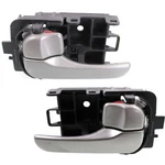 Interior Door Handle For 2004-2006 Nissan Sentra Set Of 2 Silver Plastic. Fixed Price $42.75.