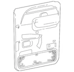 Genuine Ford Door Interior Trim Panel 5c3z-2627406-baa. Fixed Price $121.79.