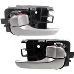 Interior Door Handle For 2004-2006 Nissan Sentra Set Of 2 Silver Plastic. Fixed Price $32.47.
