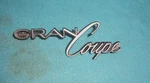 1970-71 Plymouth Barracuda Gran Coupe Interior Door Panel Emblem With Nuts Vgc. Fixed Price $36.95.
