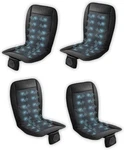 Zonetech Black Cooling Car Seat Cushion 2-pack 12v Universal, 4 Pack. Fixed Price $219.55.