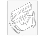 Genuine Audi Door Interior Trim Panel 4m0-867-104-b-wfa. Fixed Price $1874.75.