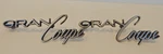 Mopar 1970-71 Plymouth Barracuda Gran Coupe Door Panel Emblem, Pair. Fixed Price $79.99.