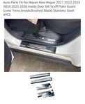 Nissan Rogue 21-26door Cill Covers Front/rear Entrance Metal Designer Panels. Fixed Price $89.99.