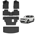Floor Mats Cargo Liner Set 2016-2025 Dodge Durango 7 Passenger Black Aipoil 2026. Fixed Price $209.99.