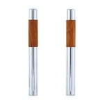 United Pacific 70039 Door Lock Knob, Chrome/walnut Tube. Fixed Price $23.25.