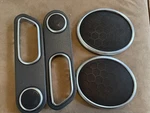 2004-08 Chrysler Crossfire Driver Passenger Rh Lh Speaker Door Handle Bezel Set. Fixed Price $195.00.