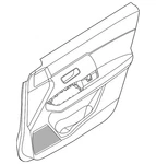 Genuine Nissan Door Interior Trim Panel 809a0-7lf3a. Fixed Price $1172.19.