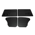 4 Piece Door Panel Kit, Fits Beetle 58-64, Black Dunebuggy & Vw. Fixed Price $152.99.