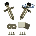The New Stainless Chrome Door Popper Trunk Poppers Rod--bid Is For 2 Pc. Fixed Price $10.86.
