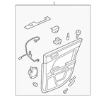 Genuine Gm Door Trim Panel 10370335. Fixed Price $20.38.