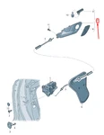 New Audi Q3 8u Rear Right Inner Opening Handle 8u0839020c4pk Original. Fixed Price $76.47.