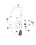 Genuine Mopar 2019-2023 Jeep Grand Cherokee Door Panel Attaching Pin 06512619aa. Fixed Price $9.71.